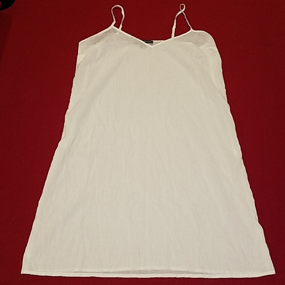 White Spaghetti Strap Dress